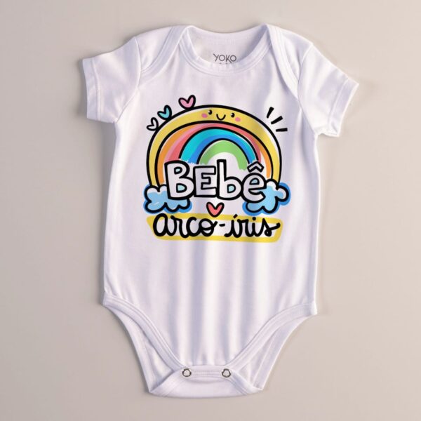 Body Bebê Arco-íris🌈003