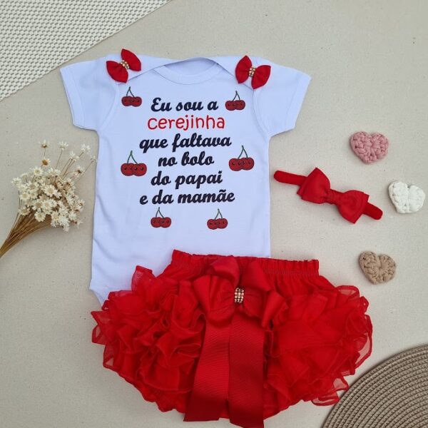 Body Cerejinha do Bolo🍒🎂