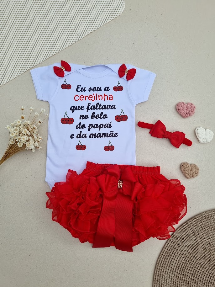 Body Cerejinha do Bolo🍒🎂