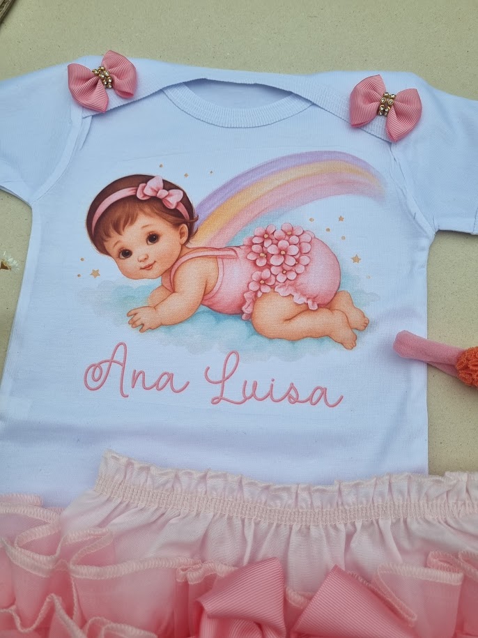 Body Menininha Personalizado🌈 - Imagem 3